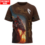 Customized name Native American 3D All Over Printed Unisex Shirts