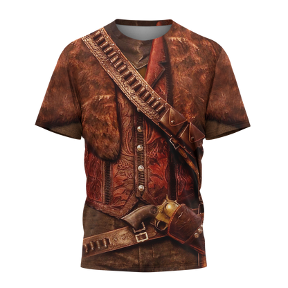 Cowboy Cosplay 3D All Over Printed Combo T-Shirt BoardShorts