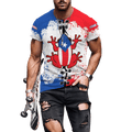 Customize Name Puerto Rico 3D All Over Printed Unisex Shirts