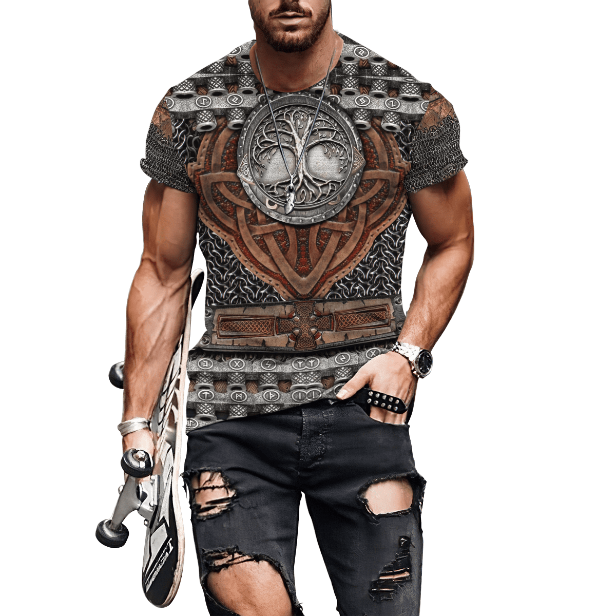 Viking Armor 3D All Over Printed Unisex Shirts