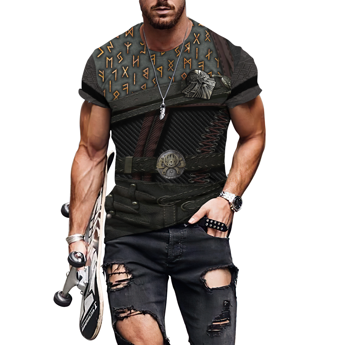 Viking Armor 3D All Over Printed Unisex Shirts