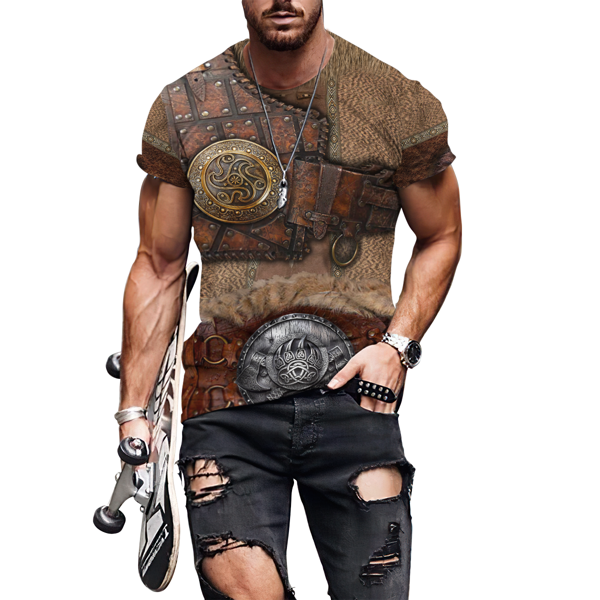 Viking Armor 3D All Over Printed Unisex Shirts