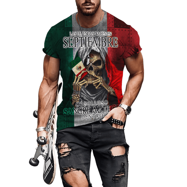 Mexico 3D All Over Printed Unisex Shirts