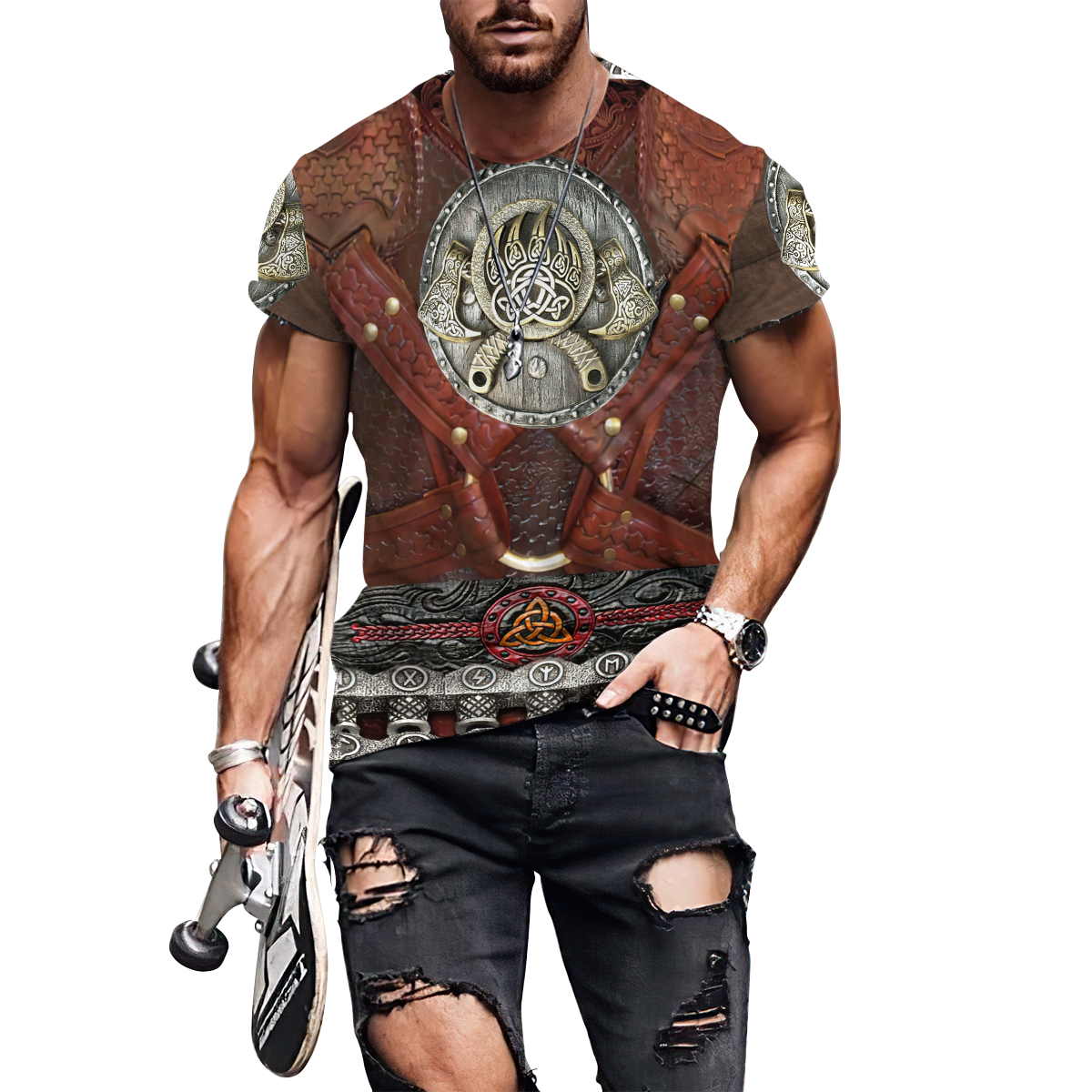 Viking Armor 3D All Over Printed Unisex Shirts