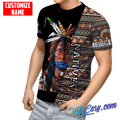 Customized Name Native American 3D All Over Printed Unisex Shirts