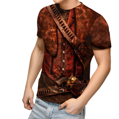 Cowboy Cosplay 3D All Over Printed Combo T-Shirt BoardShorts