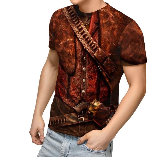 Cowboy Cosplay 3D All Over Printed Combo T-Shirt BoardShorts