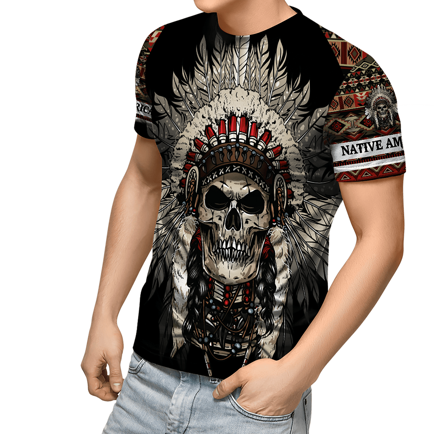 Native American 3D All Over Printed Unisex Shirts