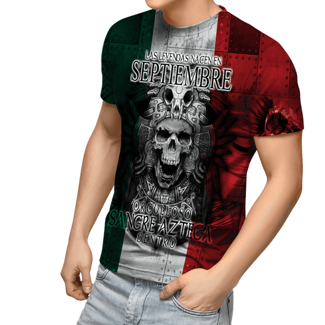 Aztec Mexican 3D All Over Printed Unisex Shirts