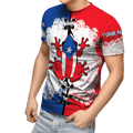 Customize Name Puerto Rico 3D All Over Printed Unisex Shirts