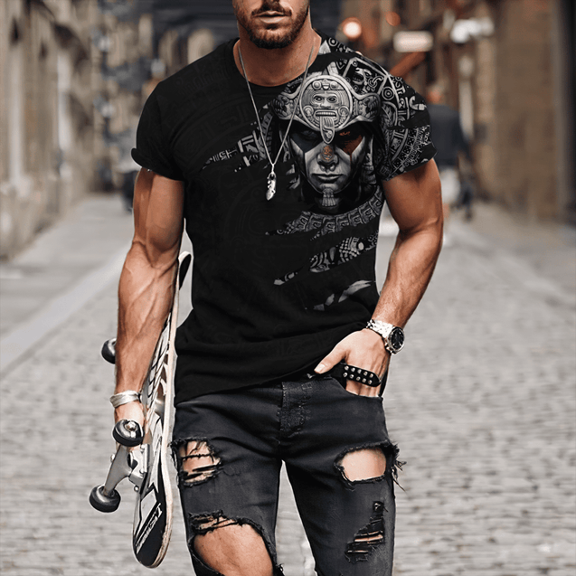 Aztec Warrior 3D All Over Printed Shirts