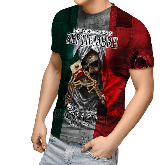 Mexico 3D All Over Printed Unisex Shirts