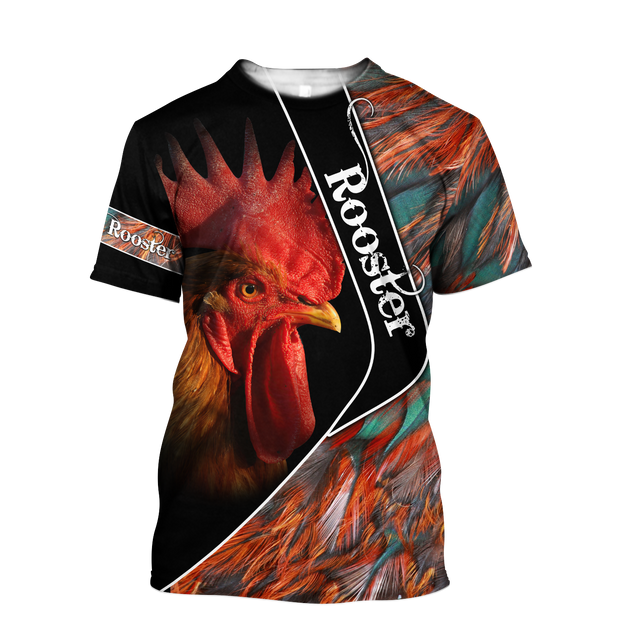 Premium Rooster 3D Printed Unisex Shirts