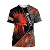 Premium Rooster 3D Printed Unisex Shirts