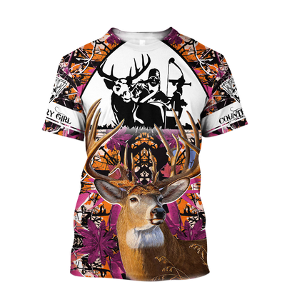 Love Deer 3D All Over Printed Shirts