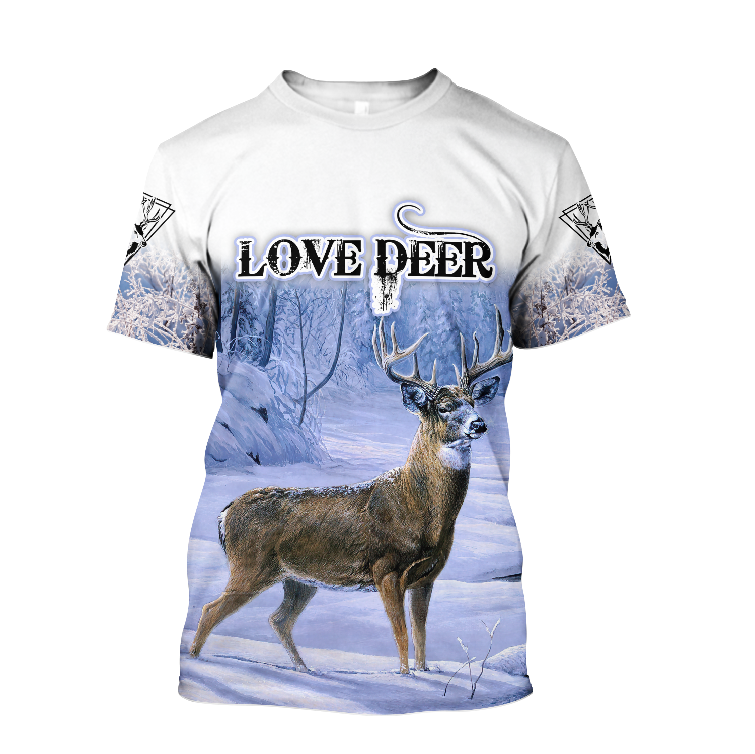Love Deer 3D All Over Printed Shirts