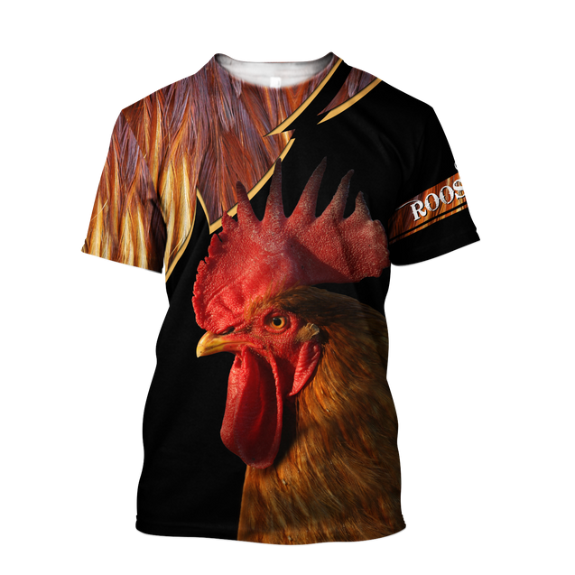 Premium Rooster 3D All Over Printed Unisex Shirts