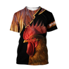 Premium Rooster 3D All Over Printed Unisex Shirts