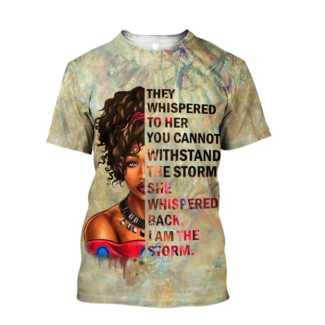 African They Whispered Girl Unisex Deluxe Hoodie ML