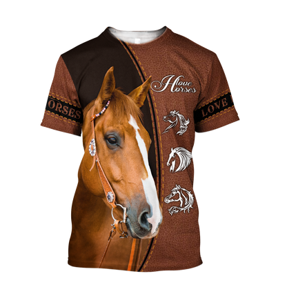 Horse 3D All Over Printed Shirts MH17112001