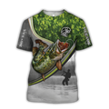 Custom name Pike fishing Fisherman Camo 3D Design print shirts