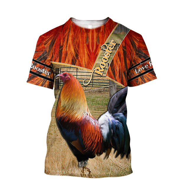 Premium Rooster 3D Printed Unisex Shirts