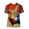 Premium Rooster 3D Printed Unisex Shirts