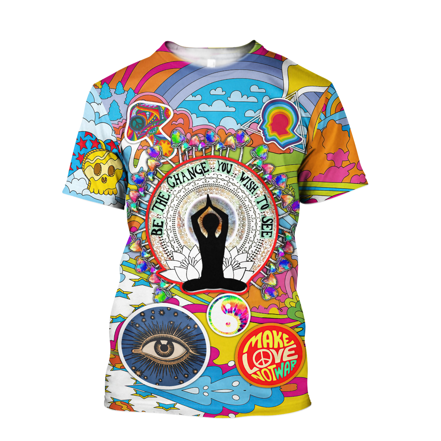 Hippie Art 3D All Over Printed Hoodie Shirts For Men And Women MH09122001HH