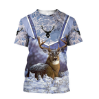 Love Deer 3D All Over Printed Shirts