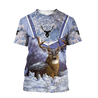 Love Deer 3D All Over Printed Shirts