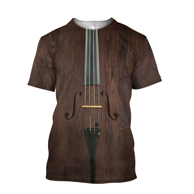 Premium Violin 3D All Over Printed Unisex Shirts