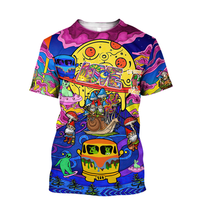 Trip To Galaxy Hippie Guys 3D All Over Printed Hoodie Shirts For Men And Women MH08122005HH