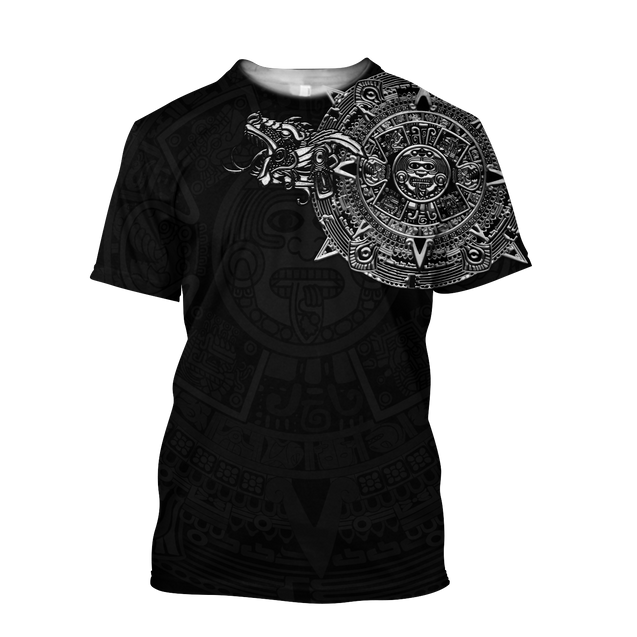 Aztec Warrior 3D All Over Printed Unisex Hoodie