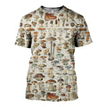 3D All Over Printed Champignons Clothes-Apparel-HP Arts-T-Shirt-S-Vibe Cosy™