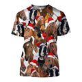 3D All Over Printed Horse Merry Christmas Shirts and Shorts-Horse-HP Arts-T-shirt-XS-Vibe Cosy™
