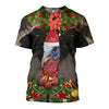 3D All Over Printed Turkey Christmas Shirts and Shorts-Turkey-6teenth World™-T-shirt-XS-Vibe Cosy™