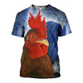 3D All Over Printed Chickens art Shirts-Apparel-6teenth World-T-Shirt-S-Vibe Cosy™