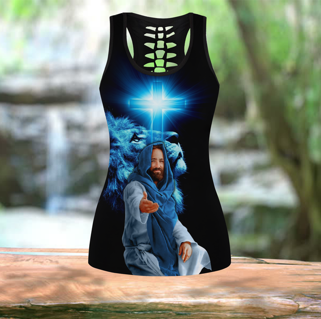 My God-Jesus Combo Tank + Legging JJ200402-Apparel-TA-S-S-Vibe Cosy™