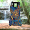 Fractal Mandala Combo Tank + Legging-Apparel-TA-S-S-Vibe Cosy™