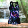 Beautiful Butterfly -Autism Ribbon Combo Tank + Legging JJ290402-Apparel-TA-S-S-Vibe Cosy™