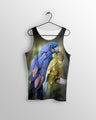 3D All Over Print Bird's of a Feather Hoodie-Apparel-PHL-Tank Top-S-Vibe Cosy™