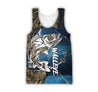 HC Walleye fishing gear shirt blue TR191102 - Amaze Style™-Apparel