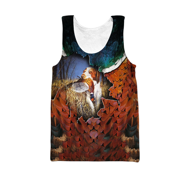 Pheasant Hunting 3D All Over Printed Shirts For Men And Women MP985-Apparel-MP-Tank Top-S-Vibe Cosy™