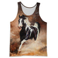 3D All Over Printed Pinto Horse Shirts-Apparel-HP Arts-Tank Top-S-Vibe Cosy™