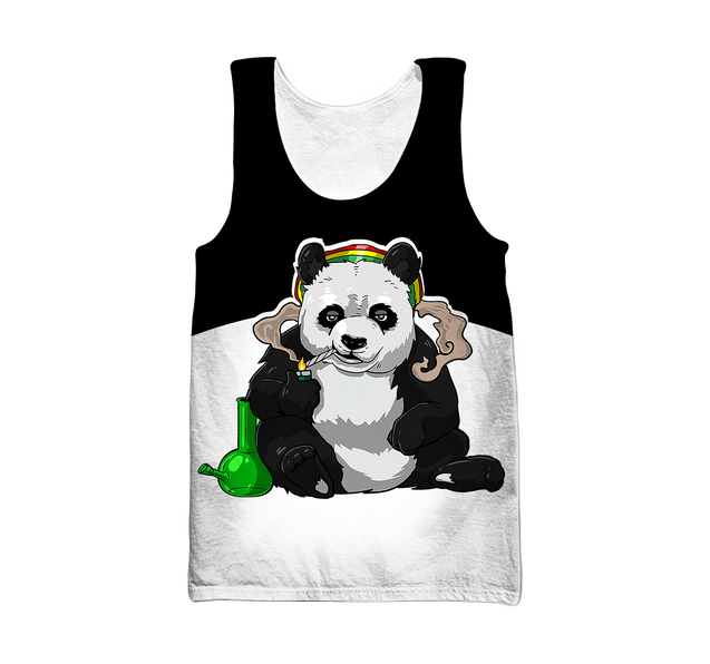 Love Panda 3D all over printed shirts for men and women AZ201202 PL-Apparel-PL8386-Tanktop-S-Vibe Cosy™