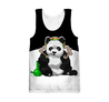 Love Panda 3D all over printed shirts for men and women AZ201202 PL-Apparel-PL8386-Tanktop-S-Vibe Cosy™