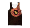 Australia In My Heart Aboriginal Tattoo Koala Hoodie Yellow AZ200201-Apparel-PL8386-Tank Top-S-Vibe Cosy™