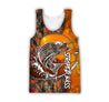 Striped Bass Fishing orange camo all over printed shirts for men and women TR271201 - Amaze Style™-Apparel