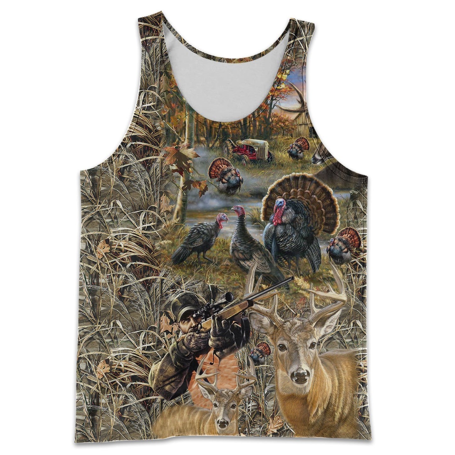 3D All Over Printed Hunting Shirts-Apparel-HP Arts-Tank Top-S-Vibe Cosy™