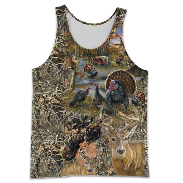 3D All Over Printed Hunting Shirts-Apparel-HP Arts-Tank Top-S-Vibe Cosy™